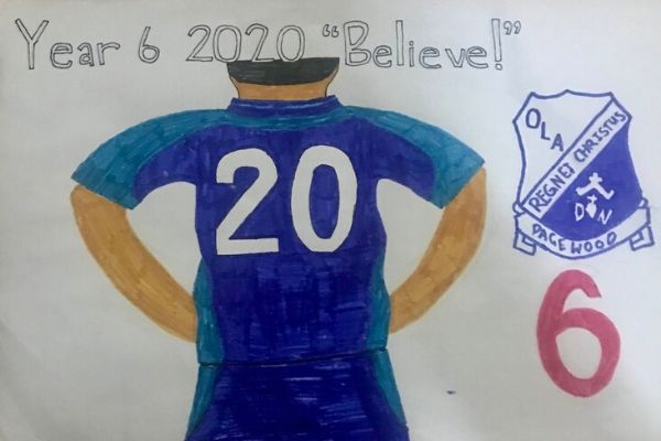 ola_pagewood_believe Our Lady of the Annunciation Pagewood Year 6 2020 believe poster