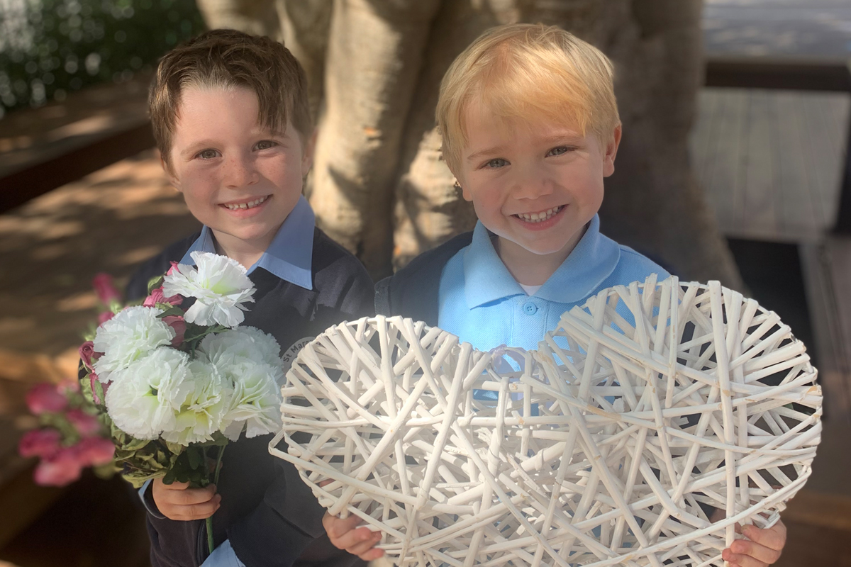 St-Margaret-Mary’s-Catholic-Primary-School-Randwick-North-Oliver-Kiely-and-Leo-Morley Pictured are St Margaret Mary’s Catholic Primary School Randwick North kindergarteners Oliver Kiely and Leo Morley