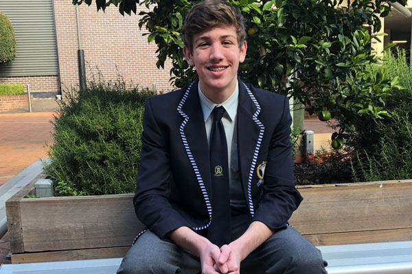 De La Salle College Ashfield student and SuiteTab creator Sean Mumby