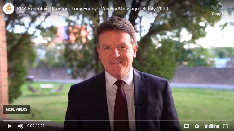 Exec Director weekly message 3 July 2020 Exec Director weekly message 3 July 2020