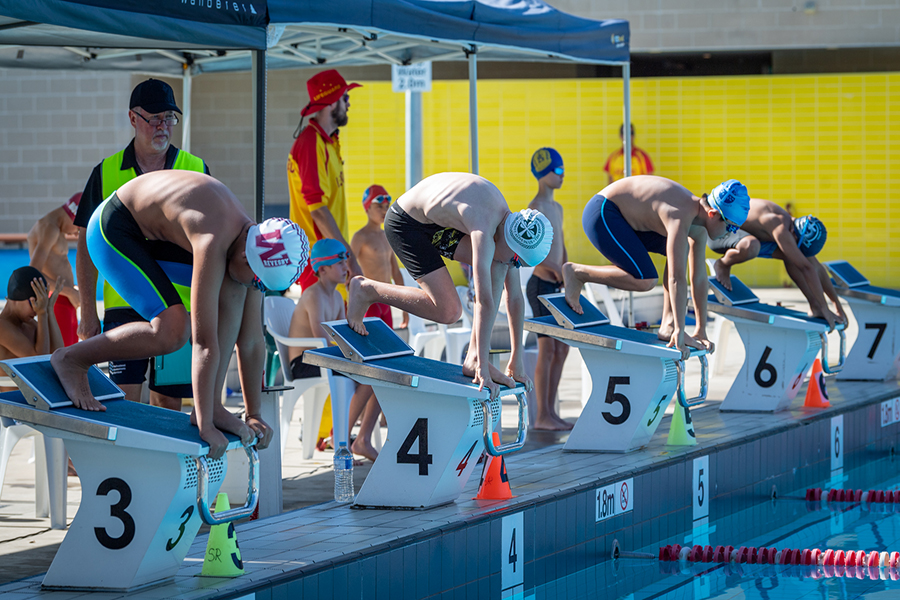 Swimmers from SCS’ 2021 Archdiocesan Swimming Carnival