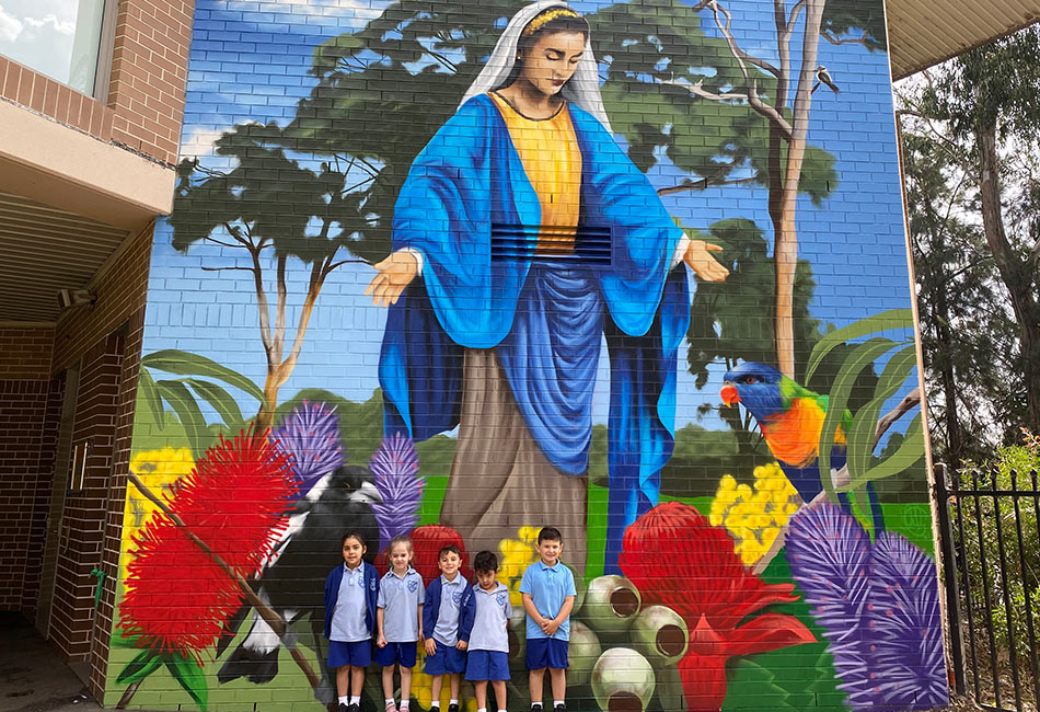 Mary Mural at St Mary's Georges Hall