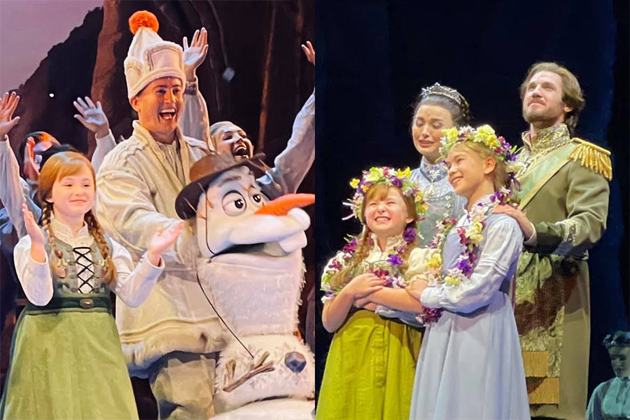 frozen Our Lady Of Fatima Kingsgrove student in Frozen musical