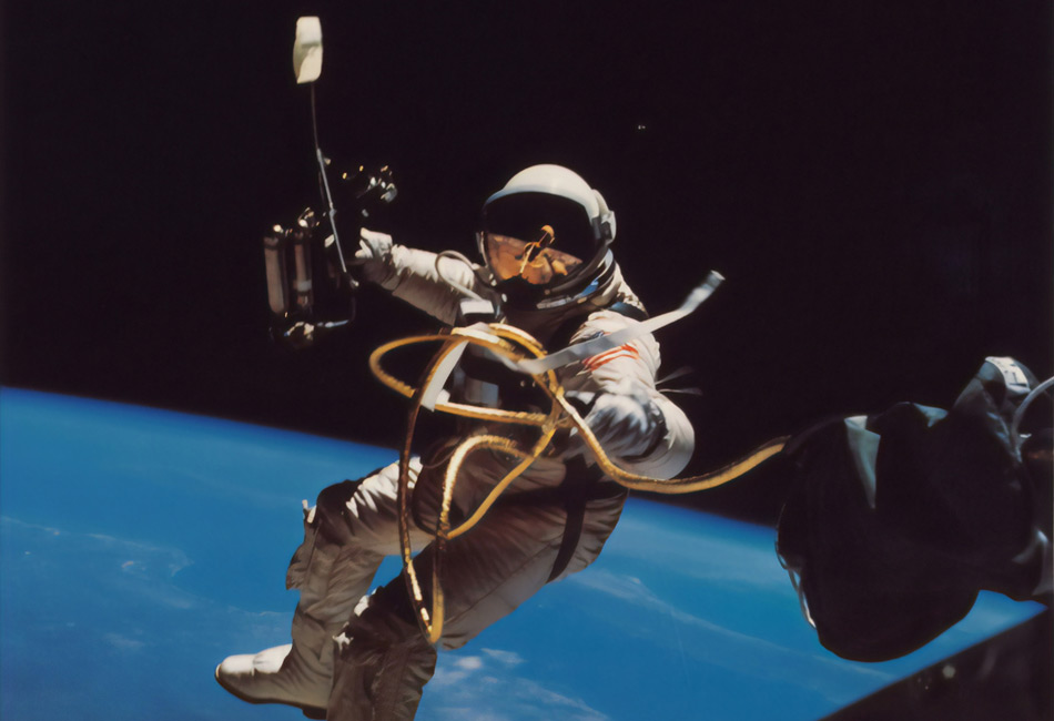 Space-shot Astronaut in Space