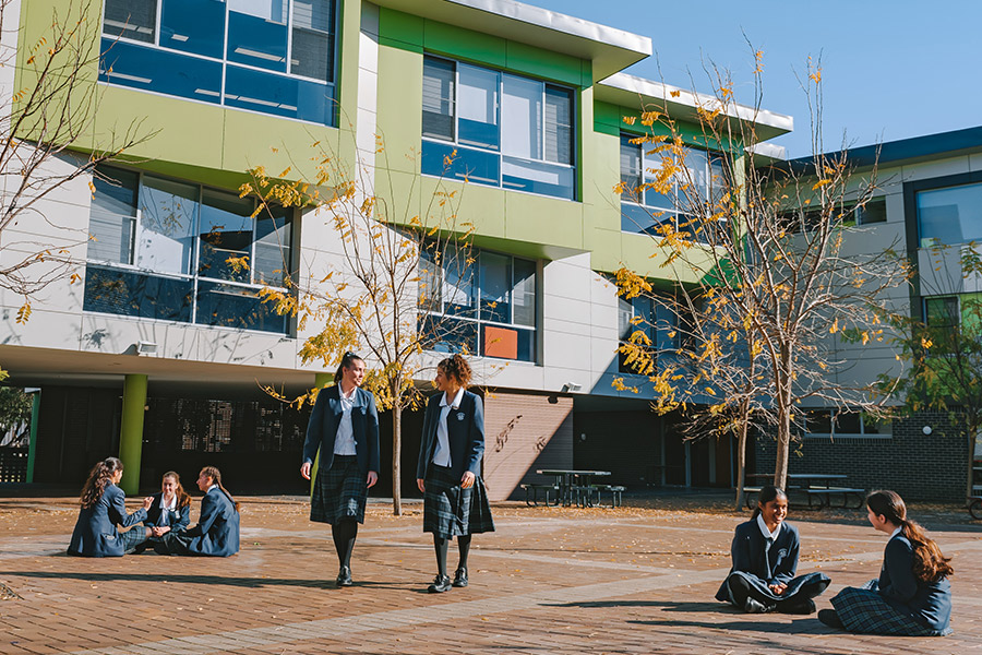 St Ursula's Kingsgrove courtyard