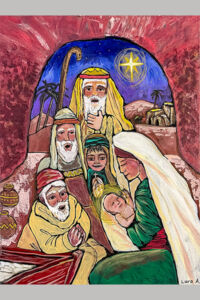 LaraA Christmas Art Story First Prize Year 5