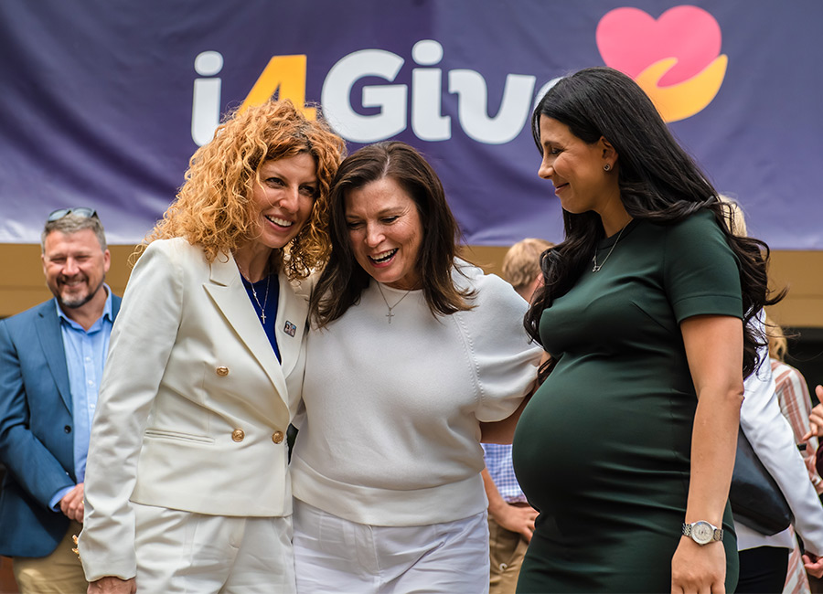 i4Give Week launch 2021 Bridget Sakr and Leila Abdallah at the i4Give Week 2021 launch