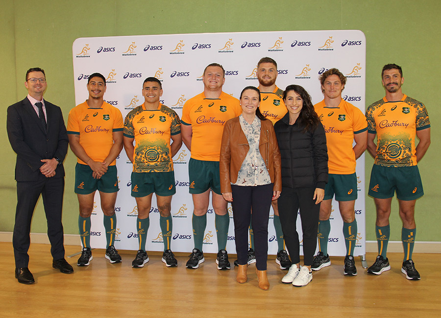 Wallabies visit St John's Auburn