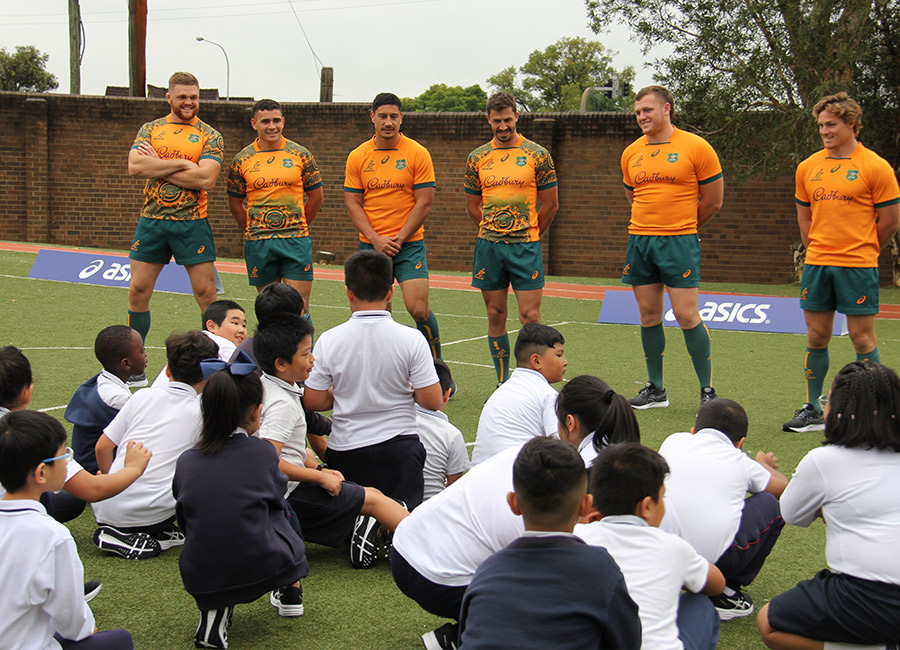 Wallabies visit St John's Auburn