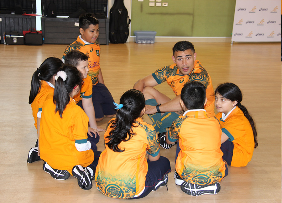 Wallabies visit St John's Auburn
