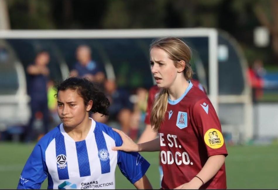 Pictured right is Sydney Catholic Schools student and soccer superstar