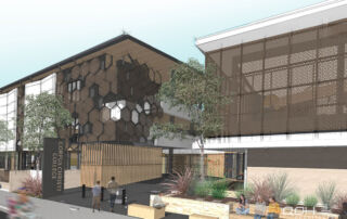 A render of the soon-to-be-Corpus Christi College Maroubra.