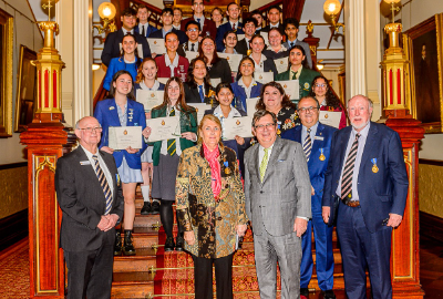 Recipients of the 2022 Youth Community Service Award