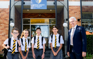 Corpus Christi College Maroubra inaugural Year 7 co-ed group
