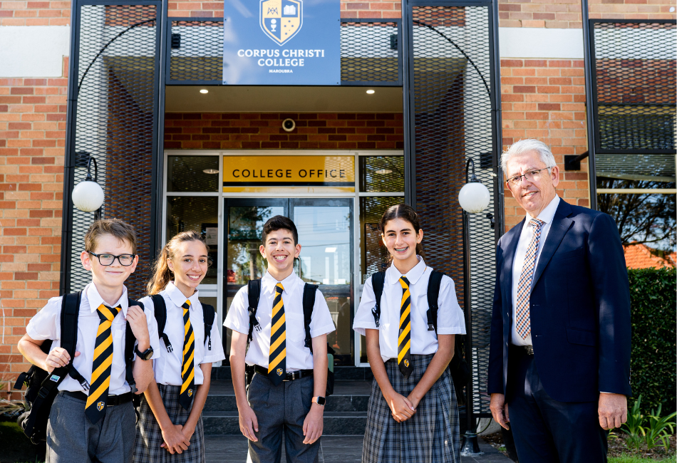 Corpus Christi College Maroubra inaugural Year 7 co-ed group