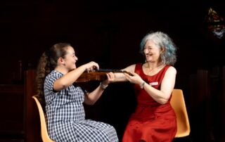 Amadeus Music Education tutor and Australian Brandenberg Orchestra violaist Monique O'Dea.