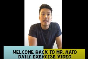 Mr Kato from staying active video