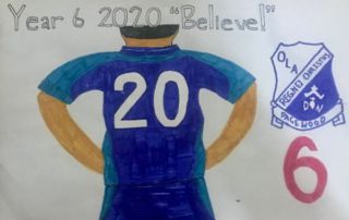 Our Lady of the Annunciation Pagewood Year 6 2020 believe poster