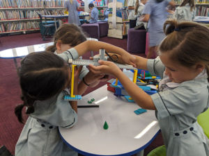 St Aloysius Catholic Primary School Cronulla students using LEGO