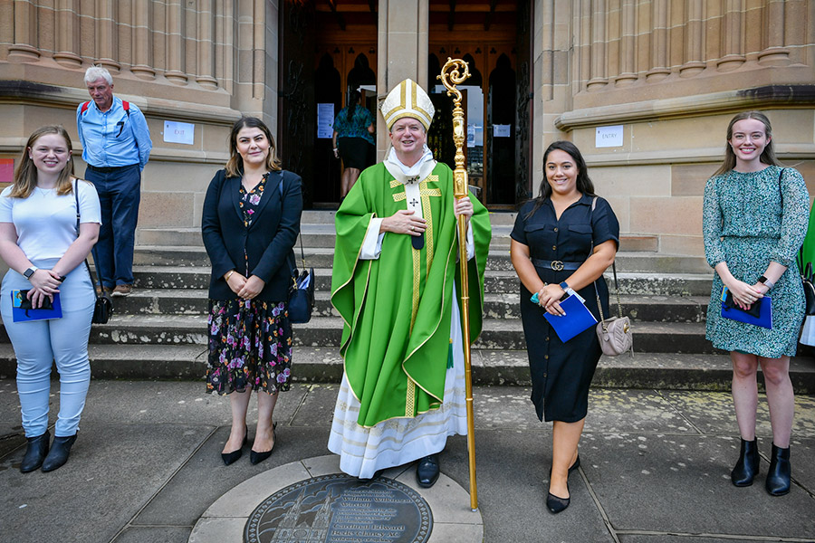 Commissioning Mass for Sydney Catholic Schools first-year teachers at St Mary's Cathedral