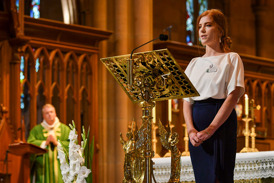 Commissioning Mass for Sydney Catholic Schools first-year teachers at St Mary's Cathedral