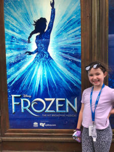 Our Lady Of Fatima Kingsgrove student in Frozen musical