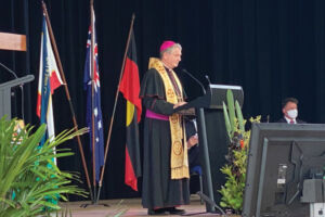 Sydney Archbishop Anthony Fisher OP at De La Salle Catholic College Caringbah