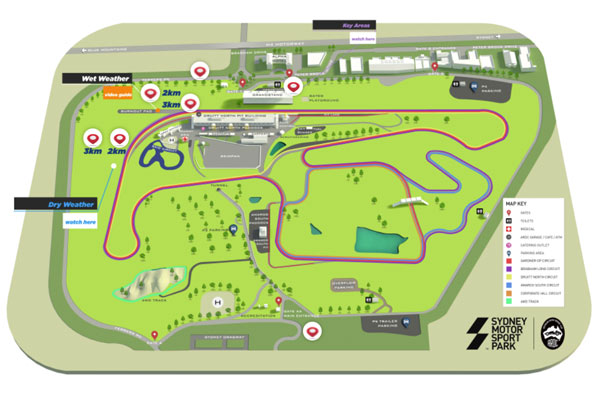 Cross Country Carnival Interactive map