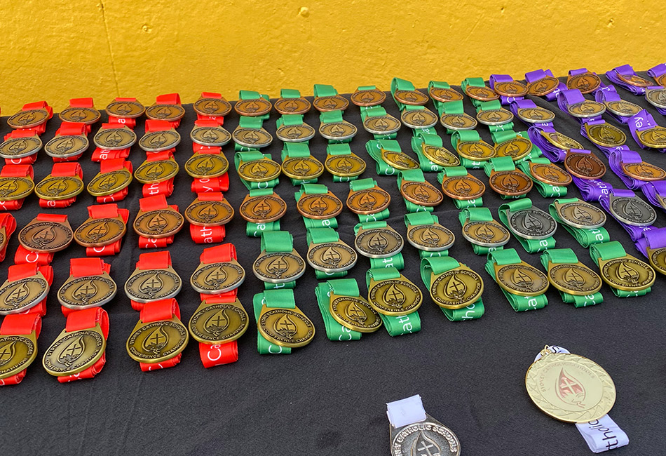 Secondary Cross Country Championships 2022 medals