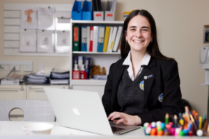 Caitlin Hardiman is studying a Certificate III in Education Support at Southern Cross Catholic College Burwood