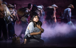 Actress Abigail Adriano in a scene from Opera Australia's 2023 production of Miss Saigon. Photo: Daniel Boud