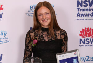 NSW Training Awards winner Charlize Ashby