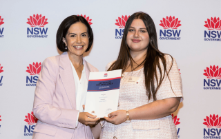 Photo of Deputy Premier, Minister for Education and Early Learning, and Minister for Western Sydney The Hon. (Prue) Prudence Ann CAR, MP and Asteer